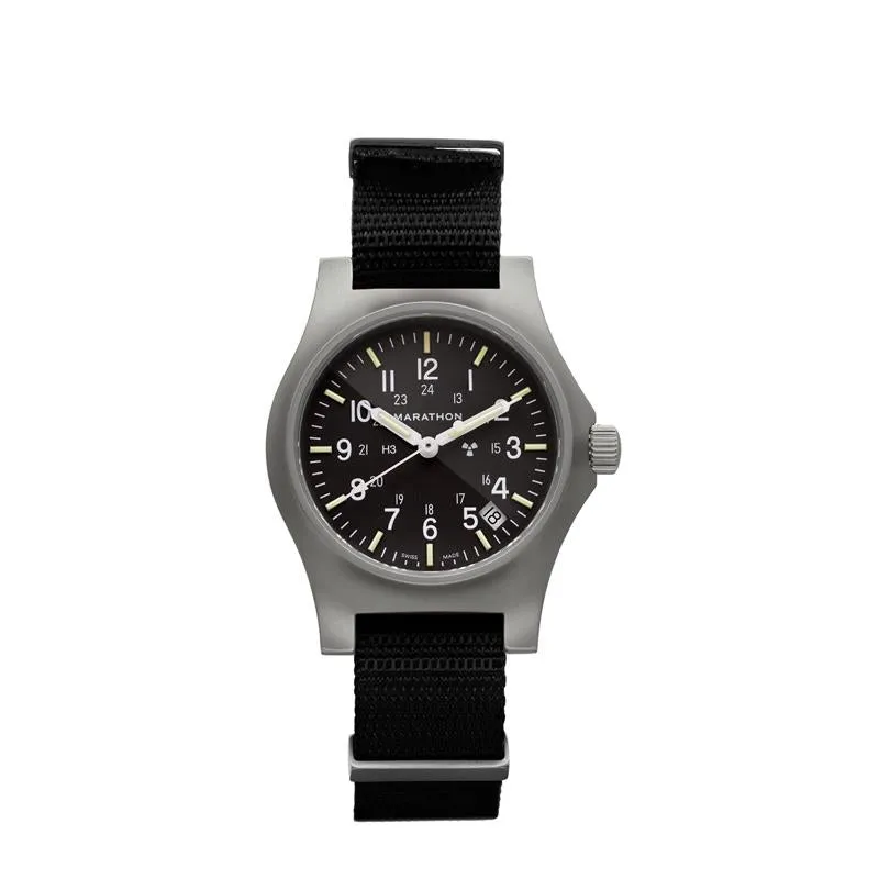 36mm Officer's Quartz w/ Date (GPQ-D) on Nylon DEFSTAN sold by Marathon Watch