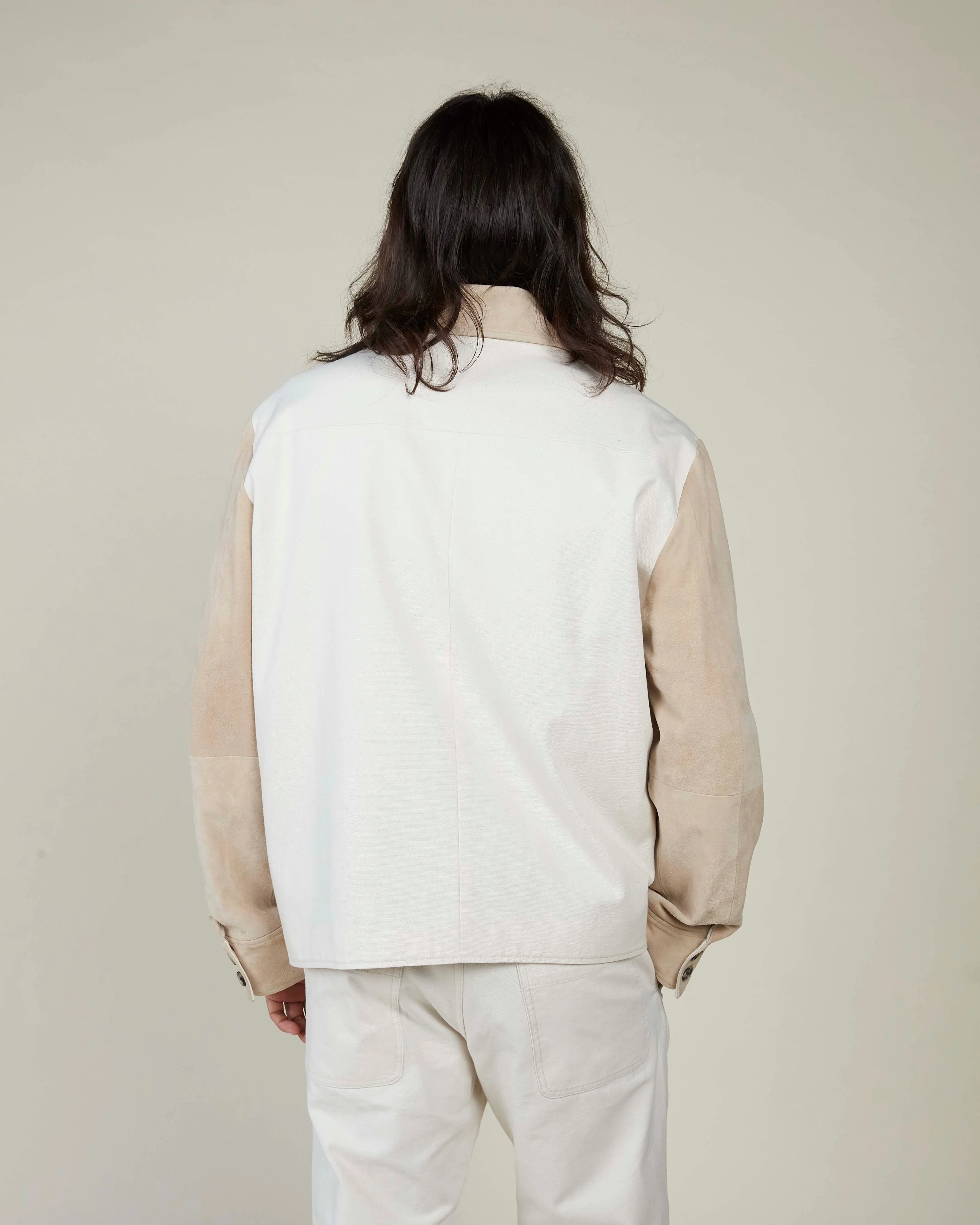 Roxbury Jacket in canvas and suede sold by Mark the Tailor product image thumbnail 5