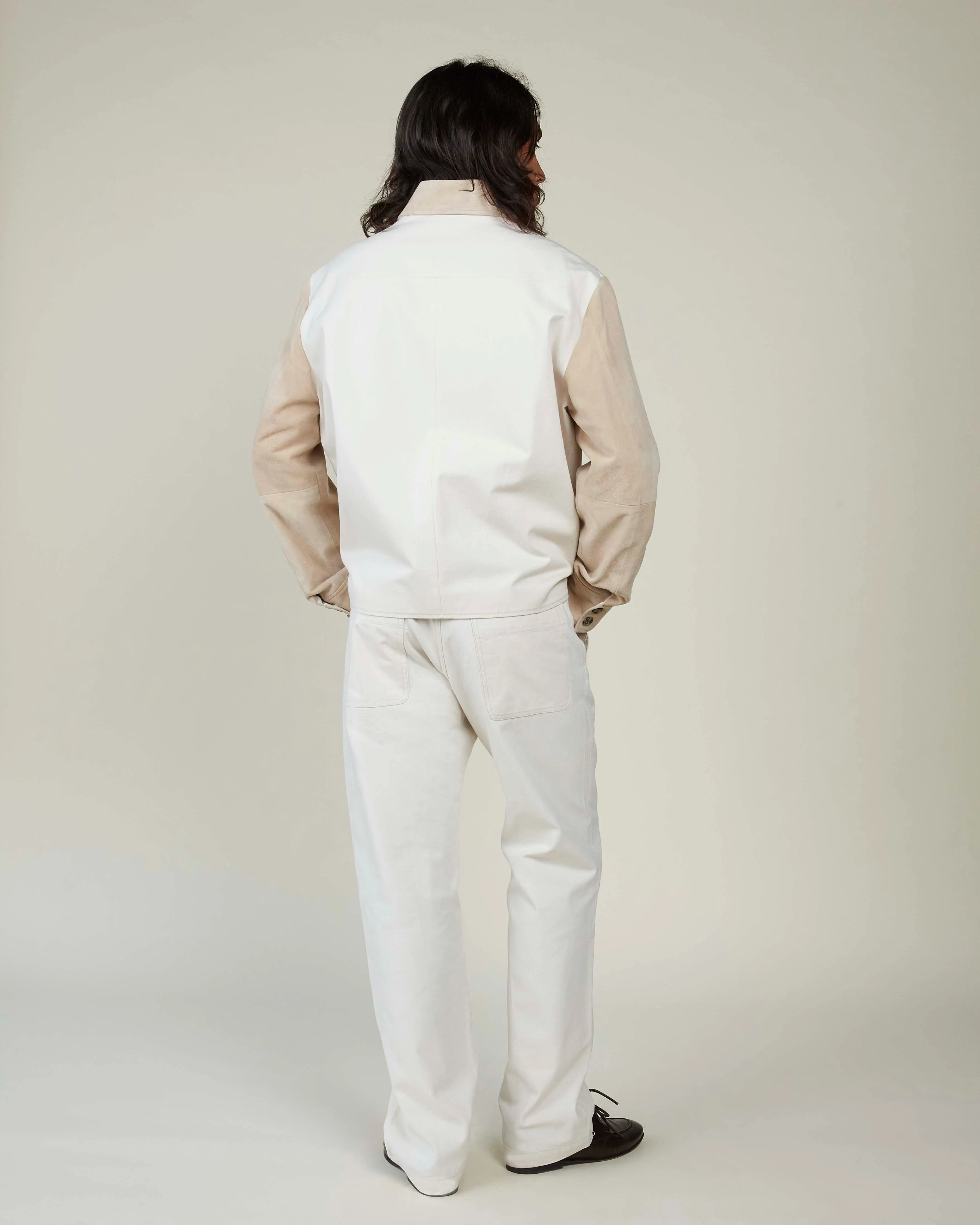 Roxbury Jacket in canvas and suede sold by Mark the Tailor product image thumbnail 2