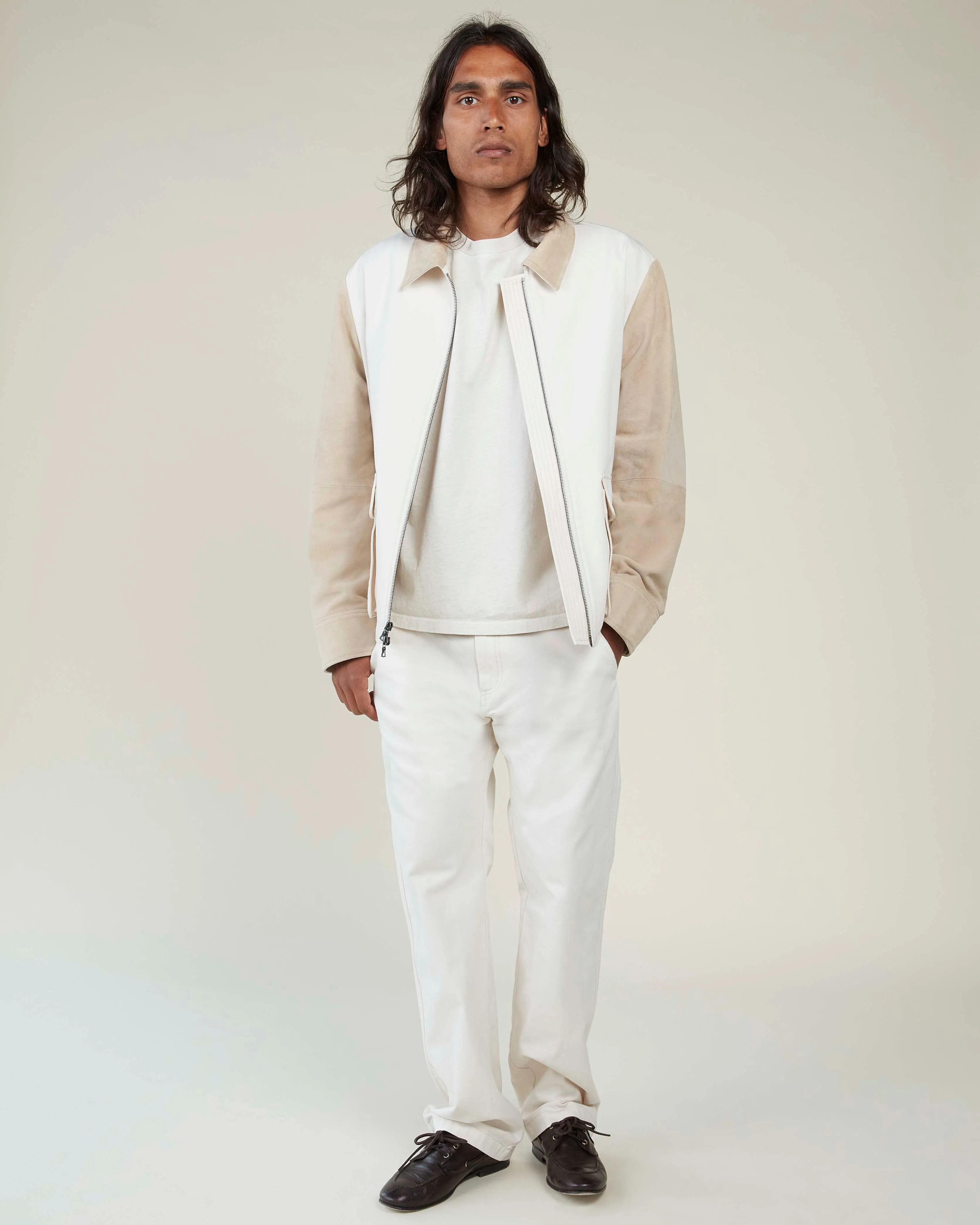 Roxbury Jacket in canvas and suede sold by Mark the Tailor product image thumbnail 4