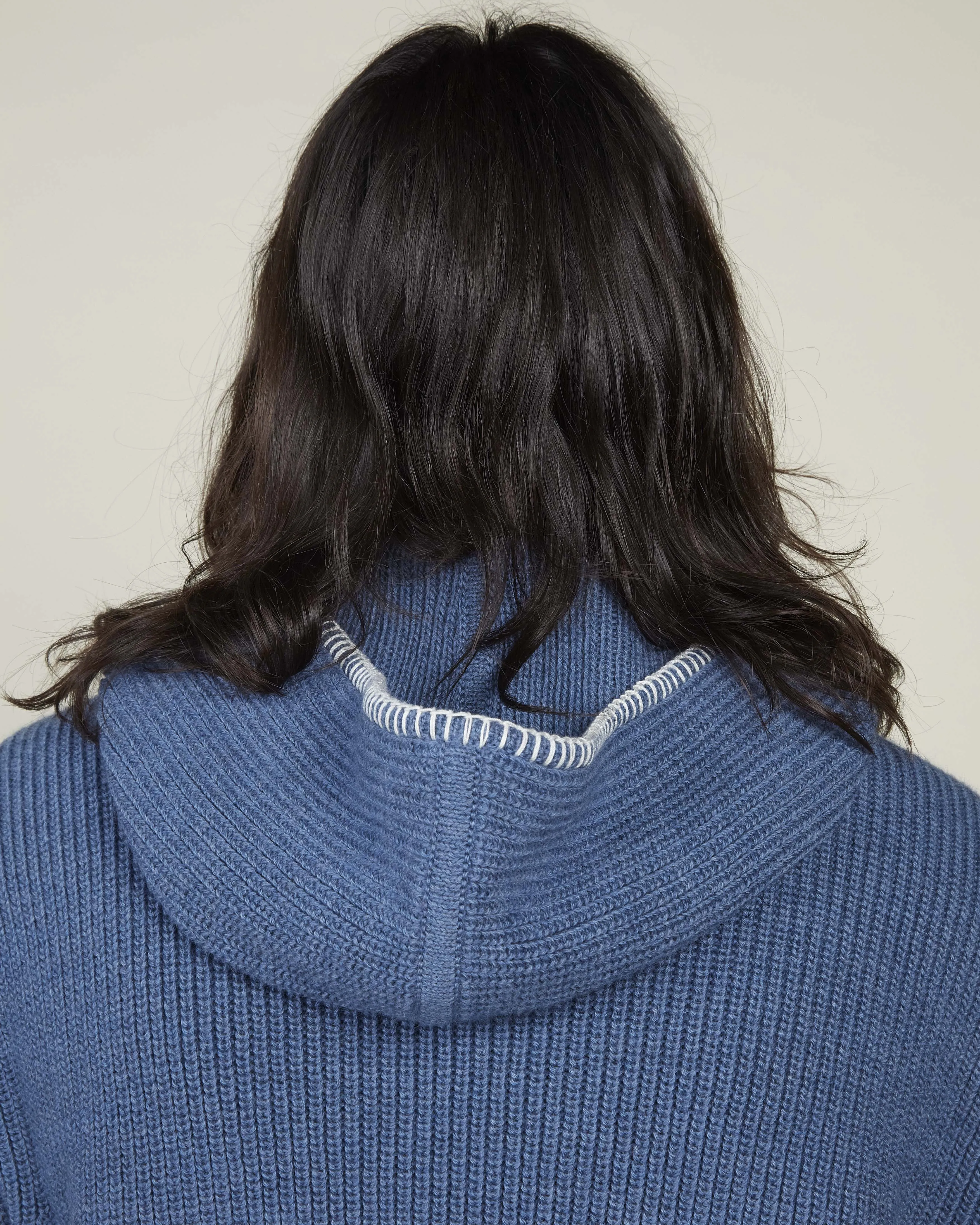 Knit Barber Hoodie in merino wool sold by Mark the Tailor product image thumbnail 5