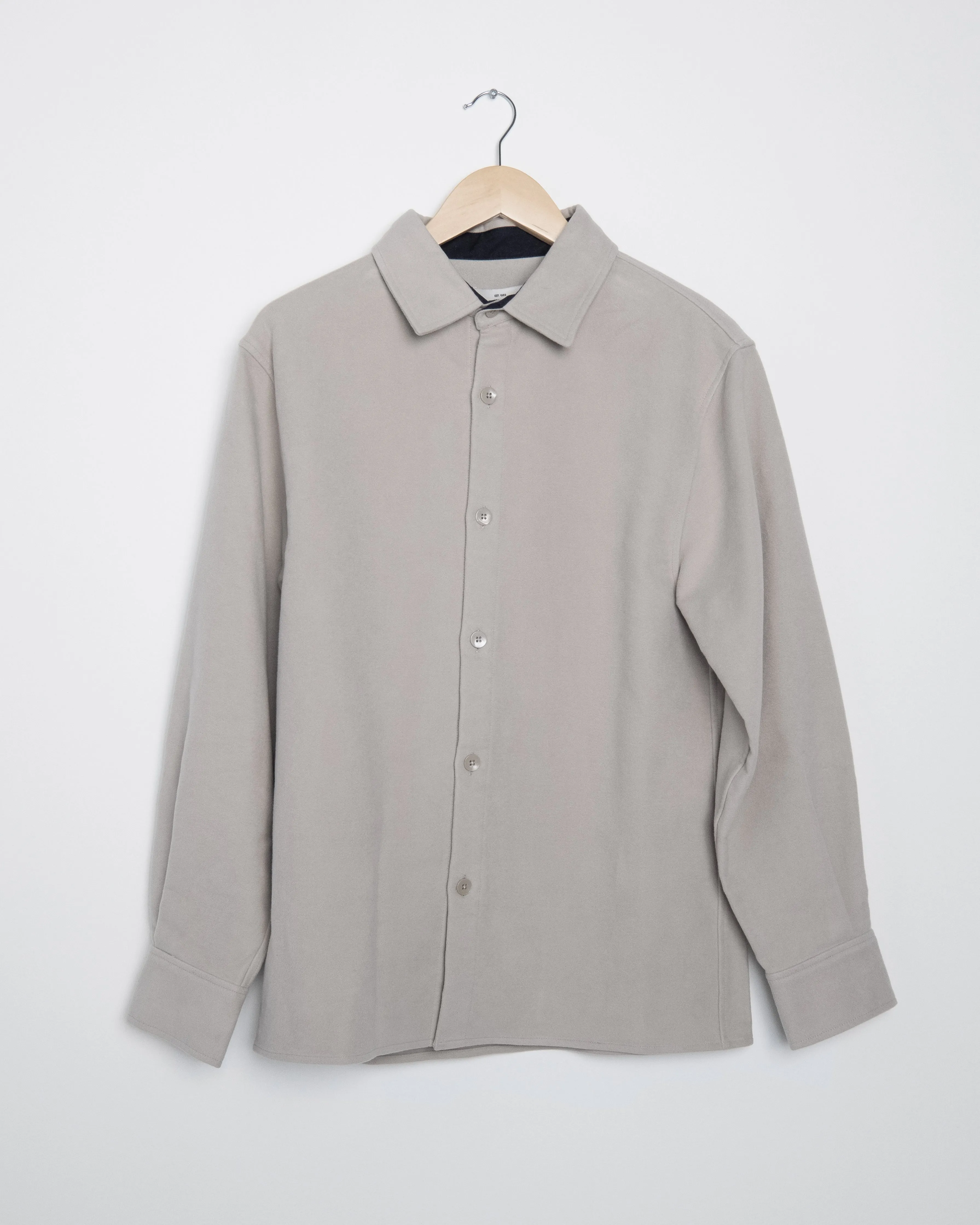 Hanover Shirt in Stone sold by Mark the Tailor