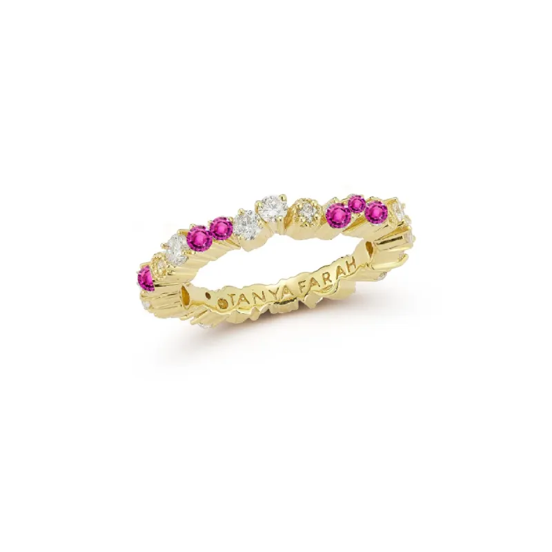 Confetti Diamond Stack Ring sold by Tanya Farah