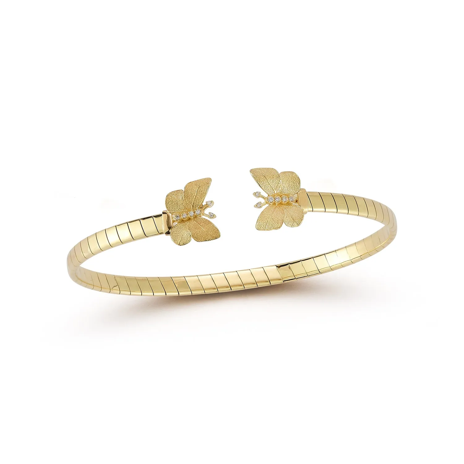 Gold Butterflies Bangle sold by Tanya Farah