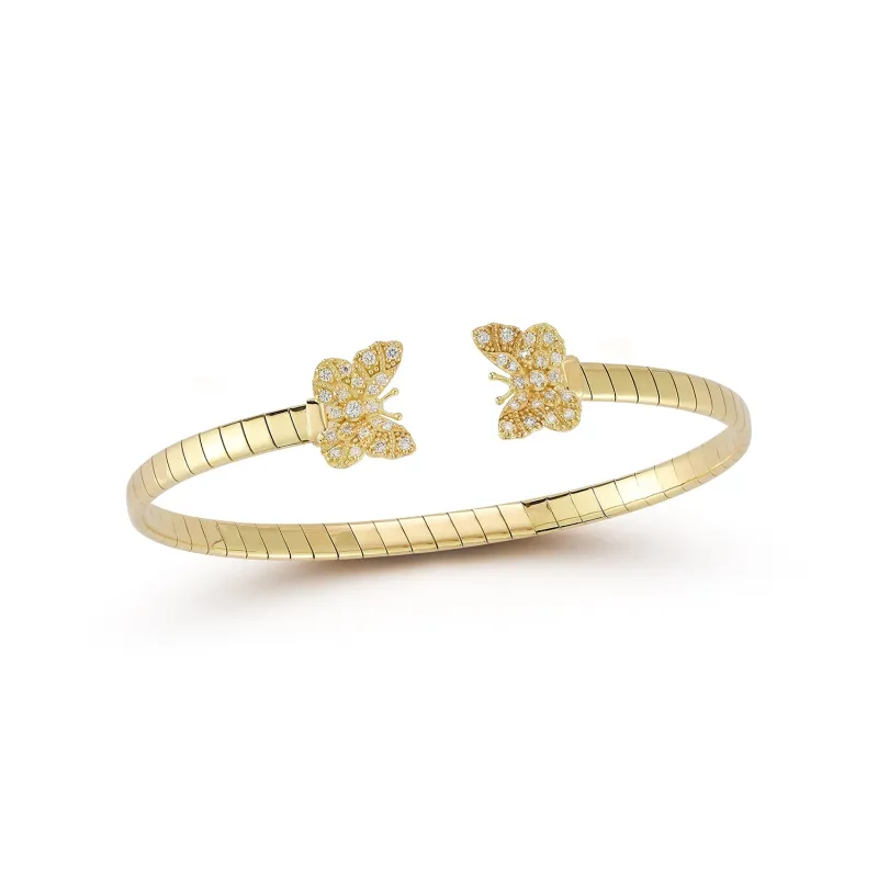 Diamond Butterflies Bangle sold by Tanya Farah
