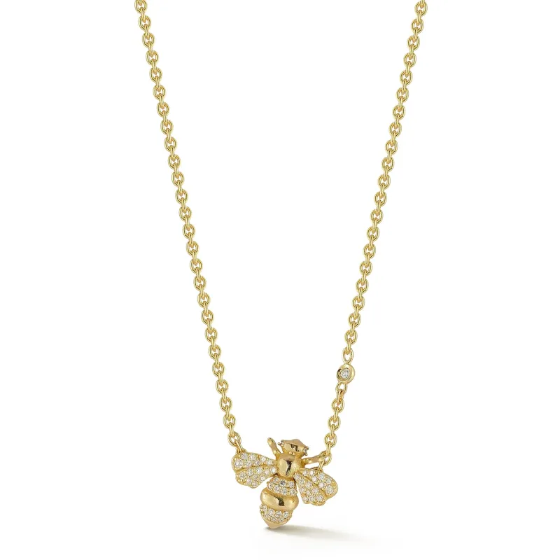 Small 'Queen' Bee Diamond Necklace sold by Tanya Farah