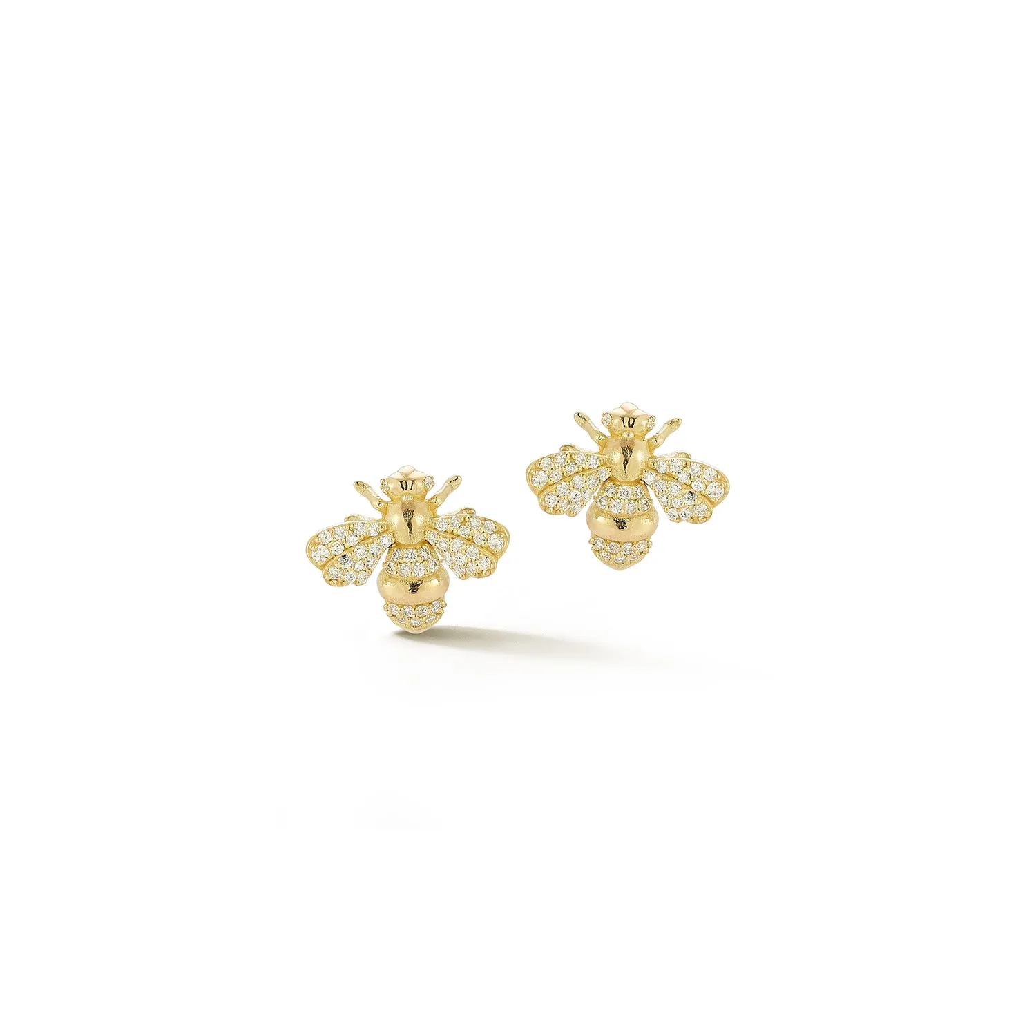 'Queen' Bee Diamond Stud Earrings sold by Tanya Farah