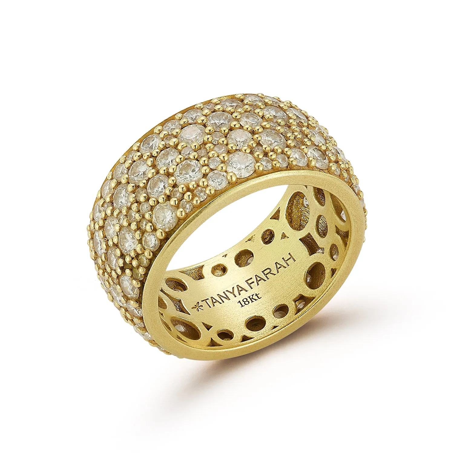 Large Diamond Dome Ring sold by Tanya Farah