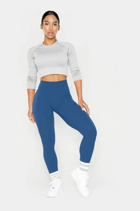 The TONA LiftFit Leggings - Bunny Blue - 27" Inseam sold by Tona Active