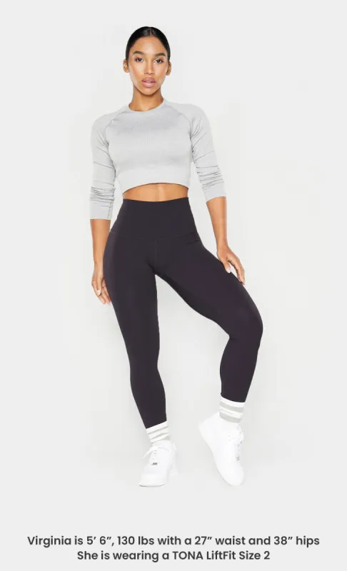 The TONA LiftFit Leggings - Black - 27" Inseam sold by Tona Active