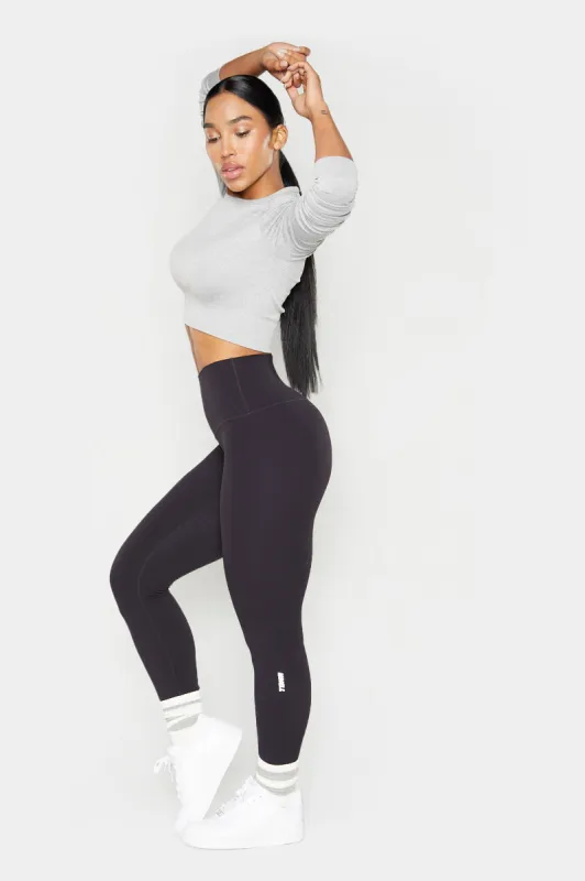 The TONA LiftFit Leggings - Whisper Black - 24" Inseam sold by Tona Active