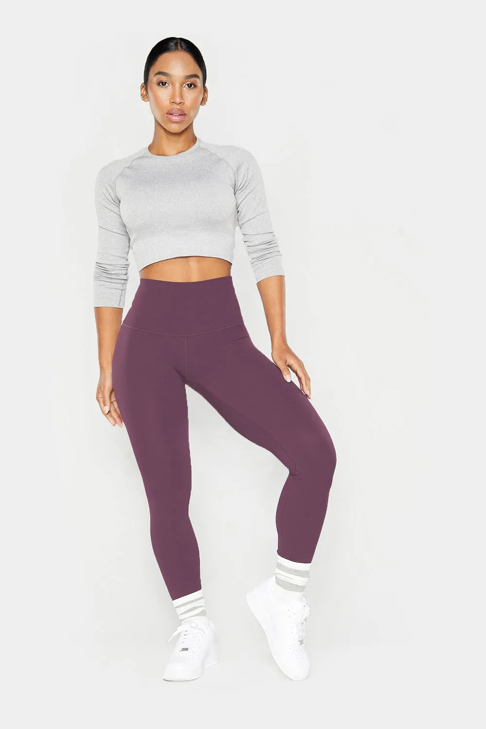 The TONA LiftFit Leggings - Spilt Wine - 27" Inseam sold by Tona Active