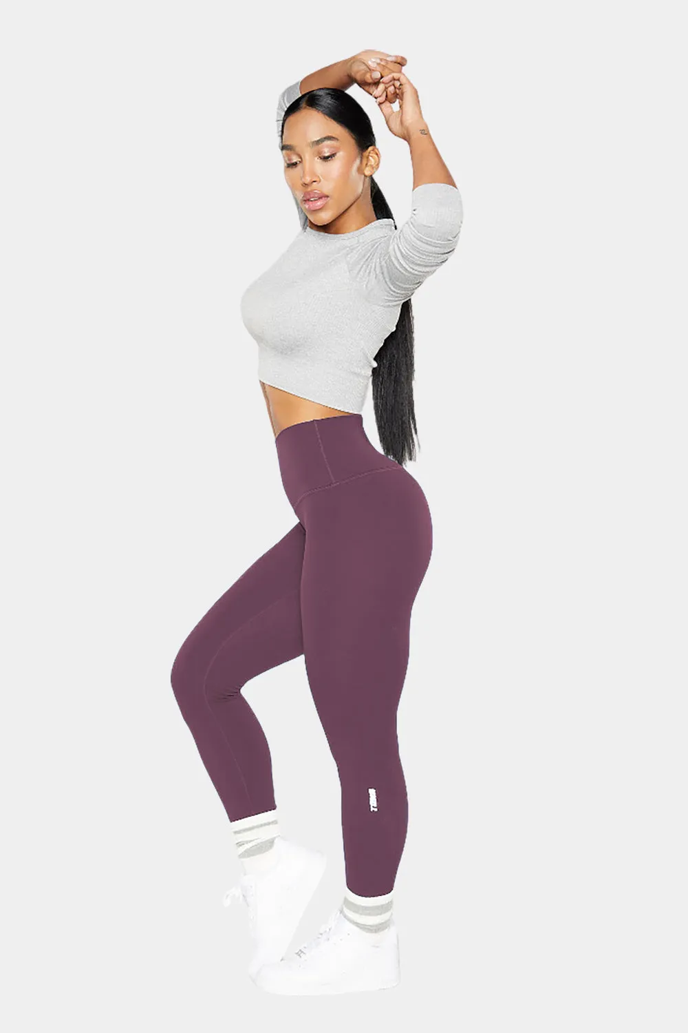 The TONA LiftFit Leggings - Spilt Wine - 27" Inseam sold by Tona Active product image thumbnail 2