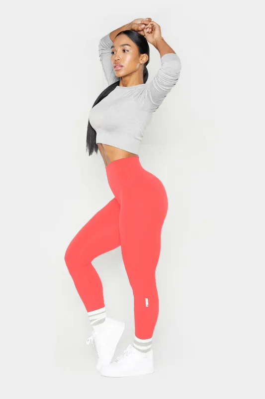 The TONA LiftFit Leggings - Sweet Peach - 27" Inseam sold by Tona Active