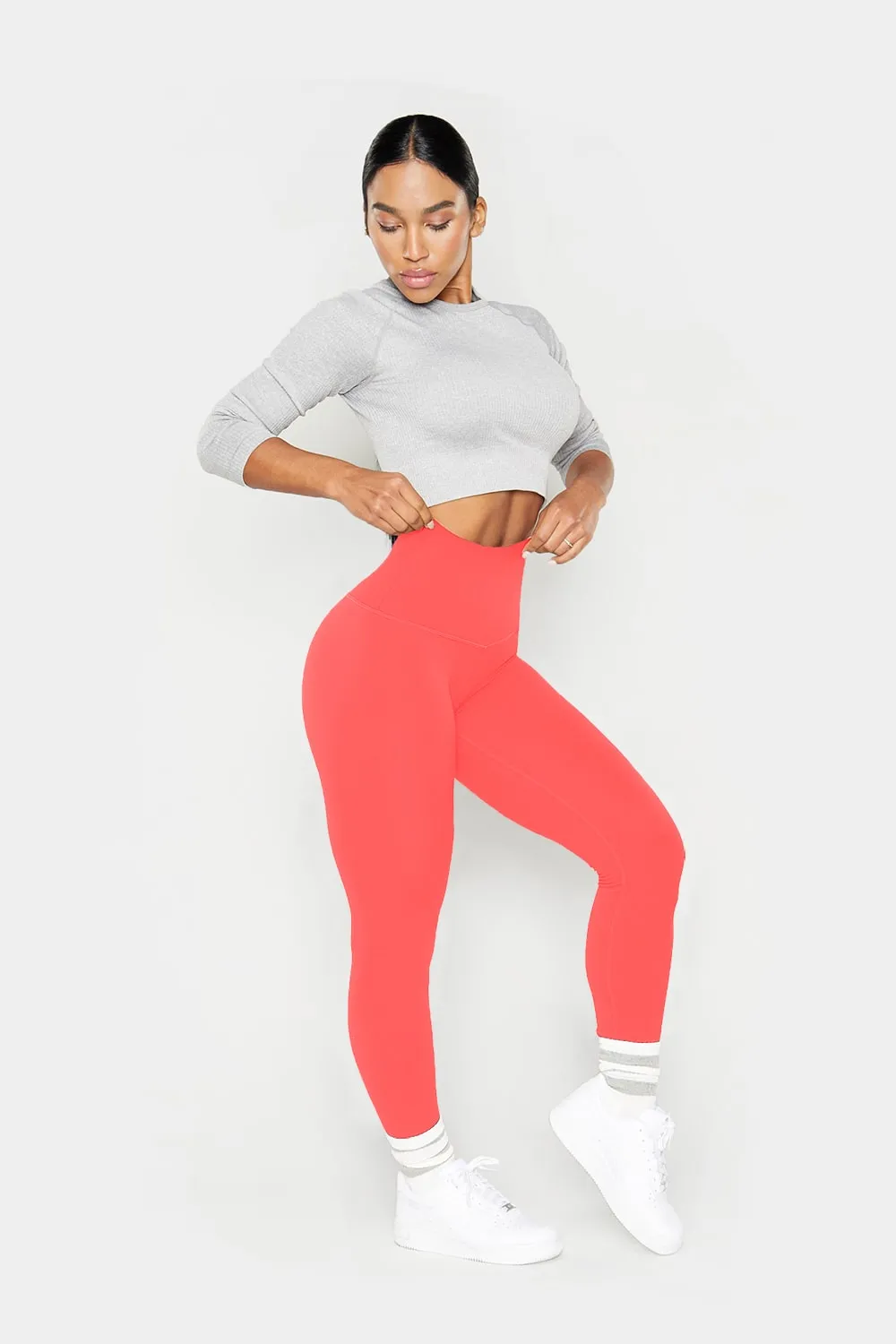The TONA LiftFit Leggings - Sweet Peach - 27" Inseam sold by Tona Active product image thumbnail 4