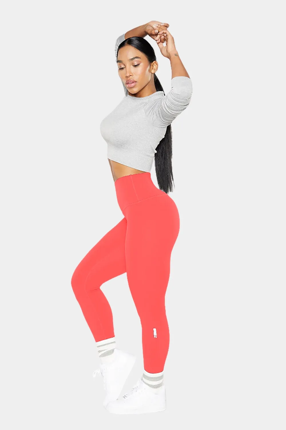 The TONA LiftFit Leggings - Sweet Peach - 27" Inseam sold by Tona Active product image thumbnail 3