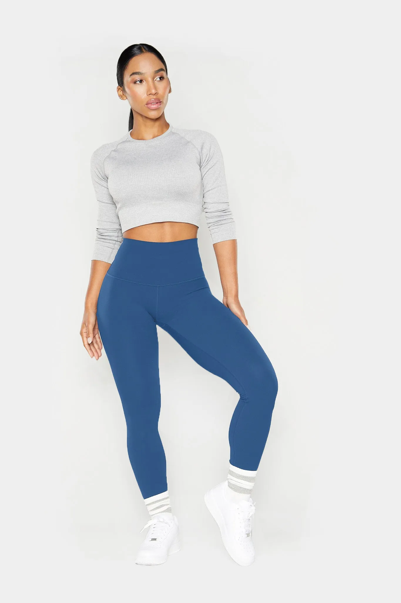 The TONA LiftFit Leggings - Bunny Blue - 24" Inseam sold by Tona Active product image thumbnail 4