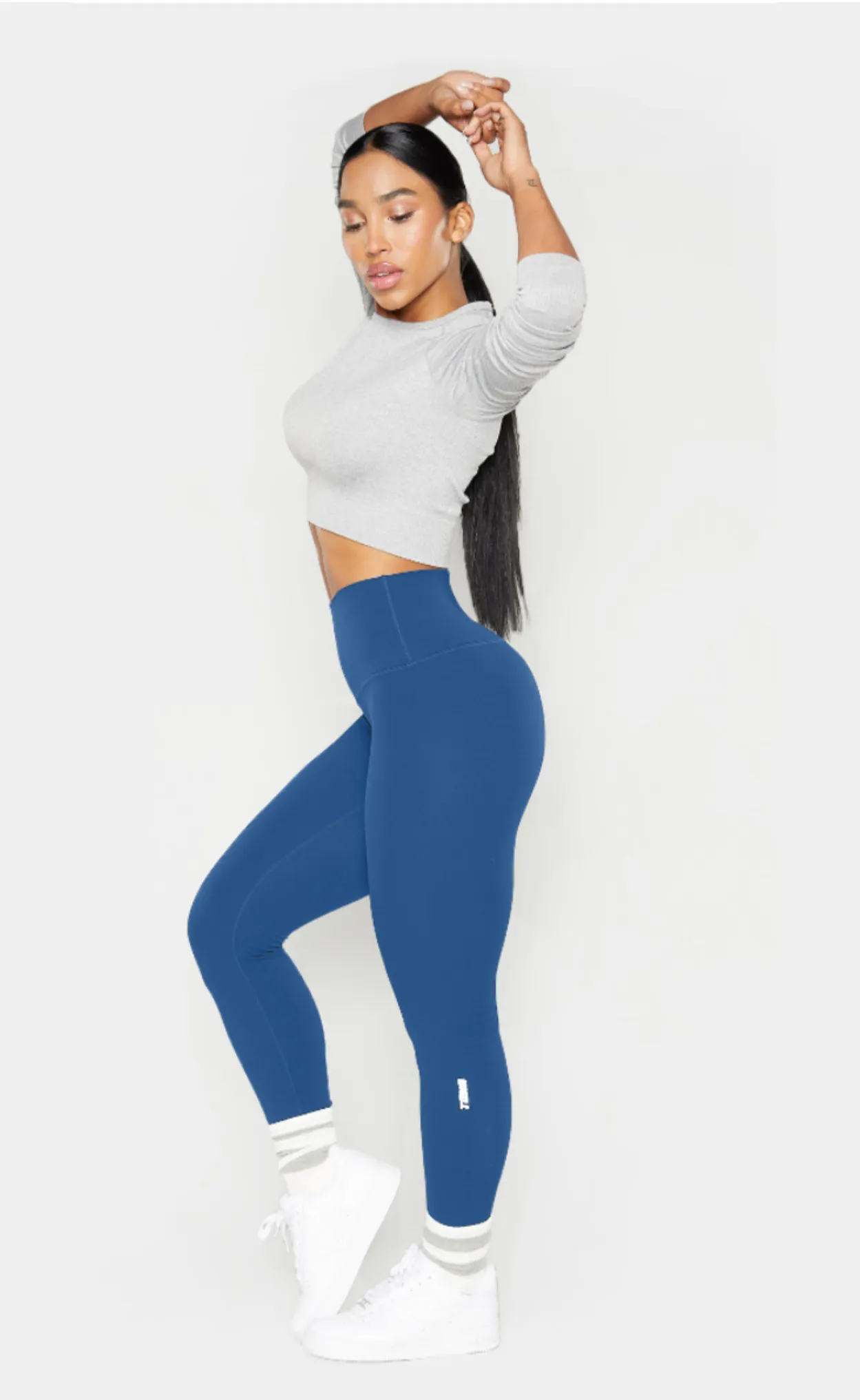The TONA LiftFit Leggings - Bunny Blue - 24" Inseam sold by Tona Active product image thumbnail 5