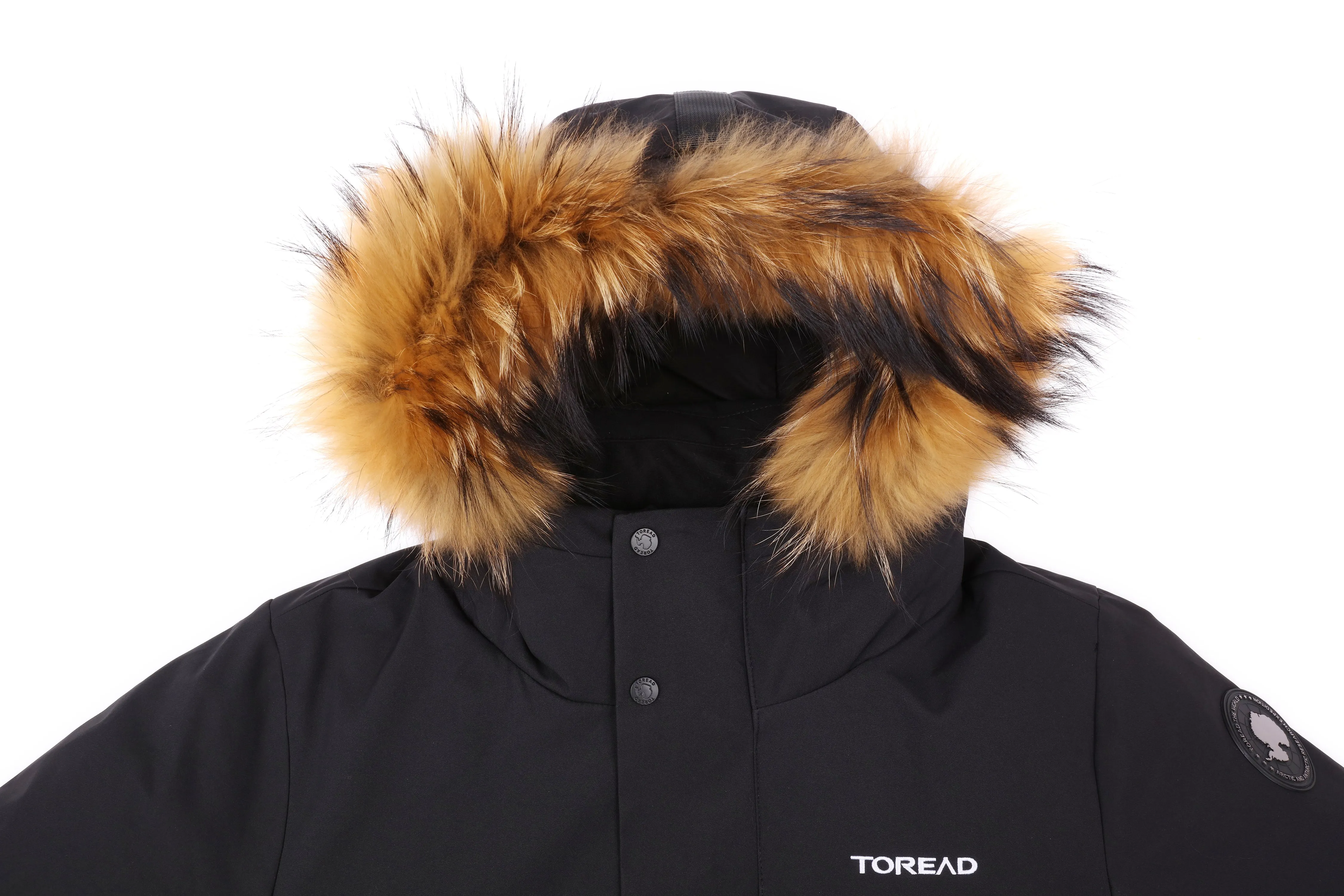 Men's Stylish Down Parka with Detachable Hood and Reflective Details sold by Toread Gear product image thumbnail 2