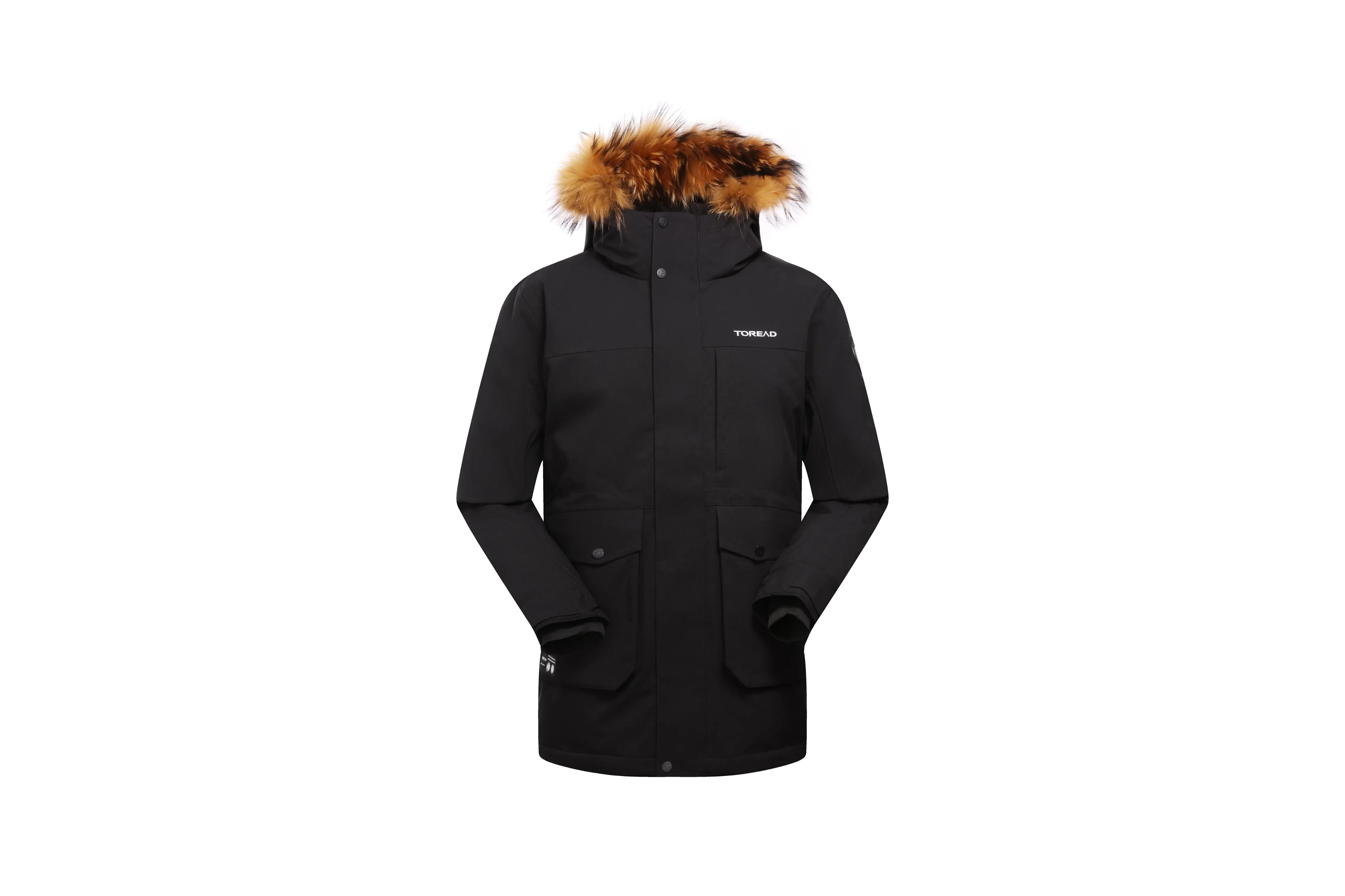 Men's Stylish Down Parka with Detachable Hood and Reflective Details sold by Toread Gear product image thumbnail 3