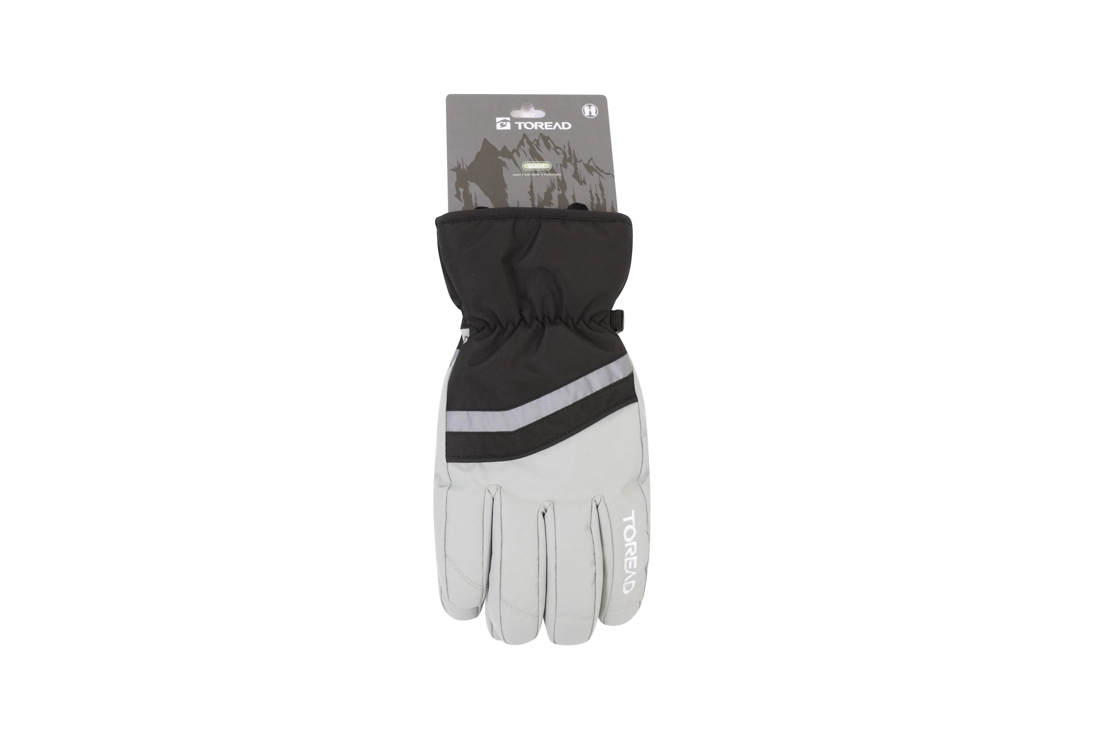 Waterproof Ski Gloves with Space Cotton Insulation and Adjustable Wrist Strap sold by Toread Gear