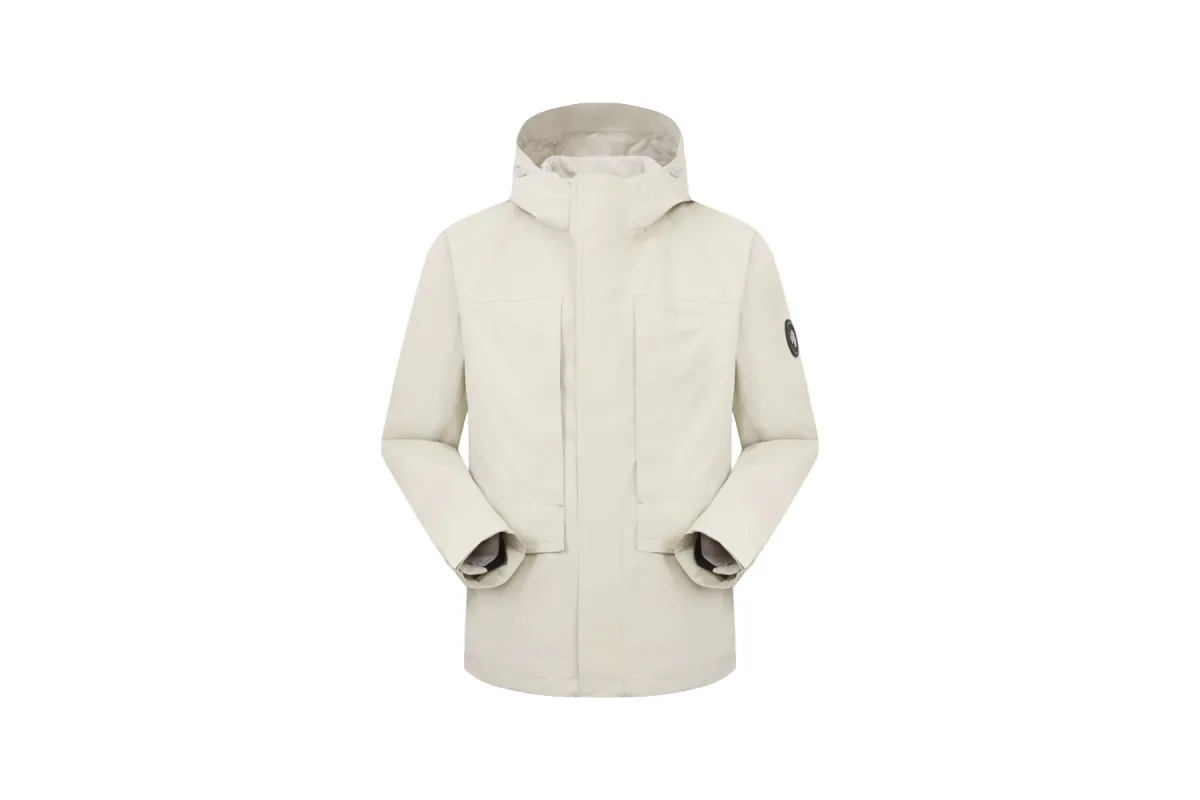 Men's 3-in-1 Fleece-Lined Waterproof Jacket - Windproof, Anti-Static, Multi-Layer Design for All-Weather Protection sold by Toread Gear