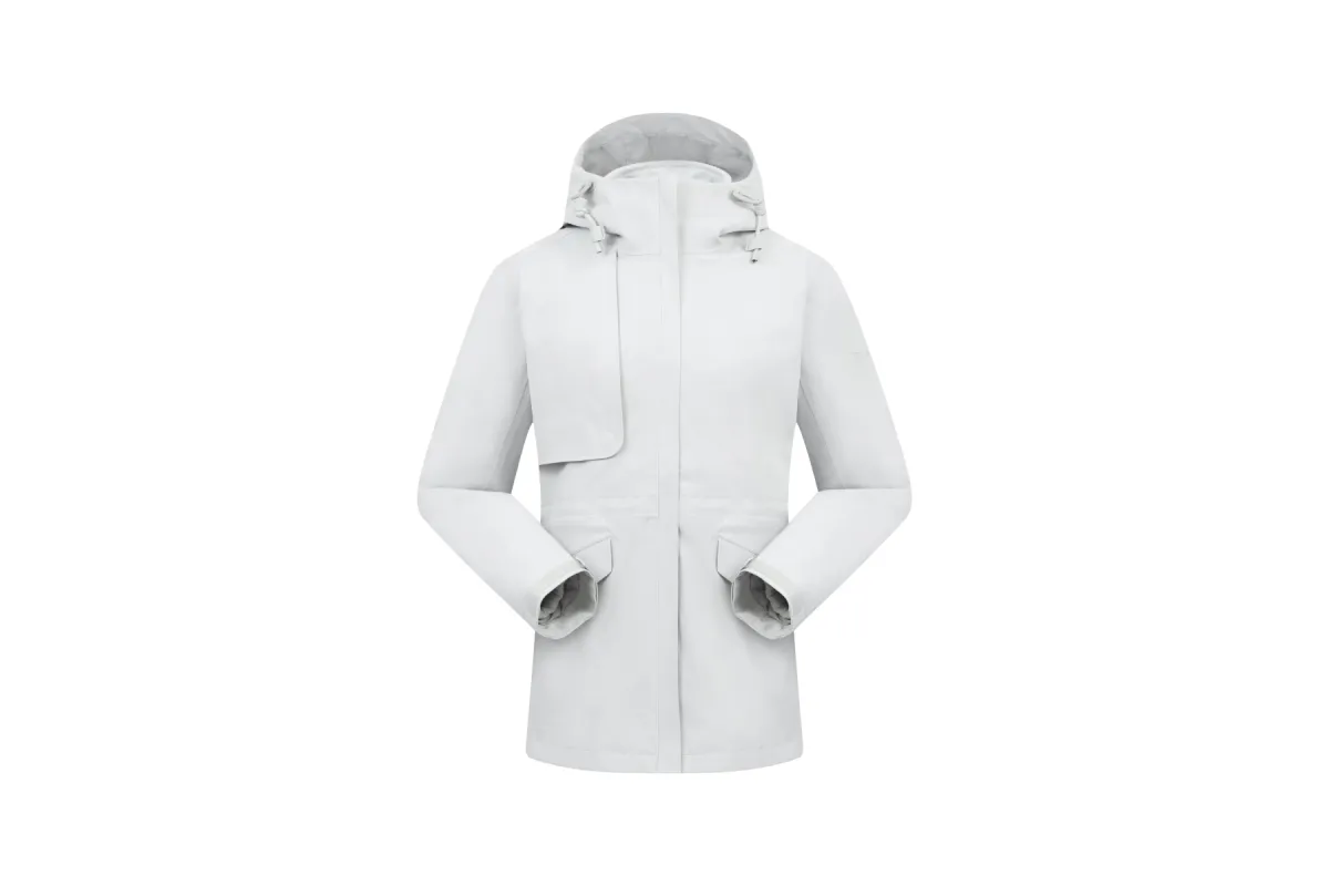 Women's 3-in-1 Trench-Style Waterproof Jacket with Fleece Liner sold by Toread Gear