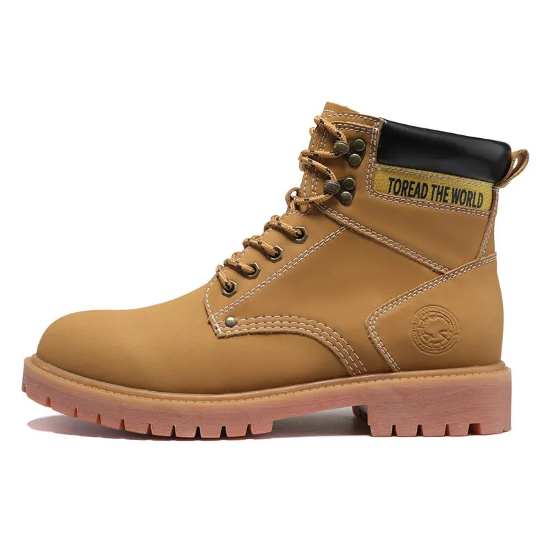 Men's Work Shoes with Leather Upper & Rubber Outsole sold by Toread Gear