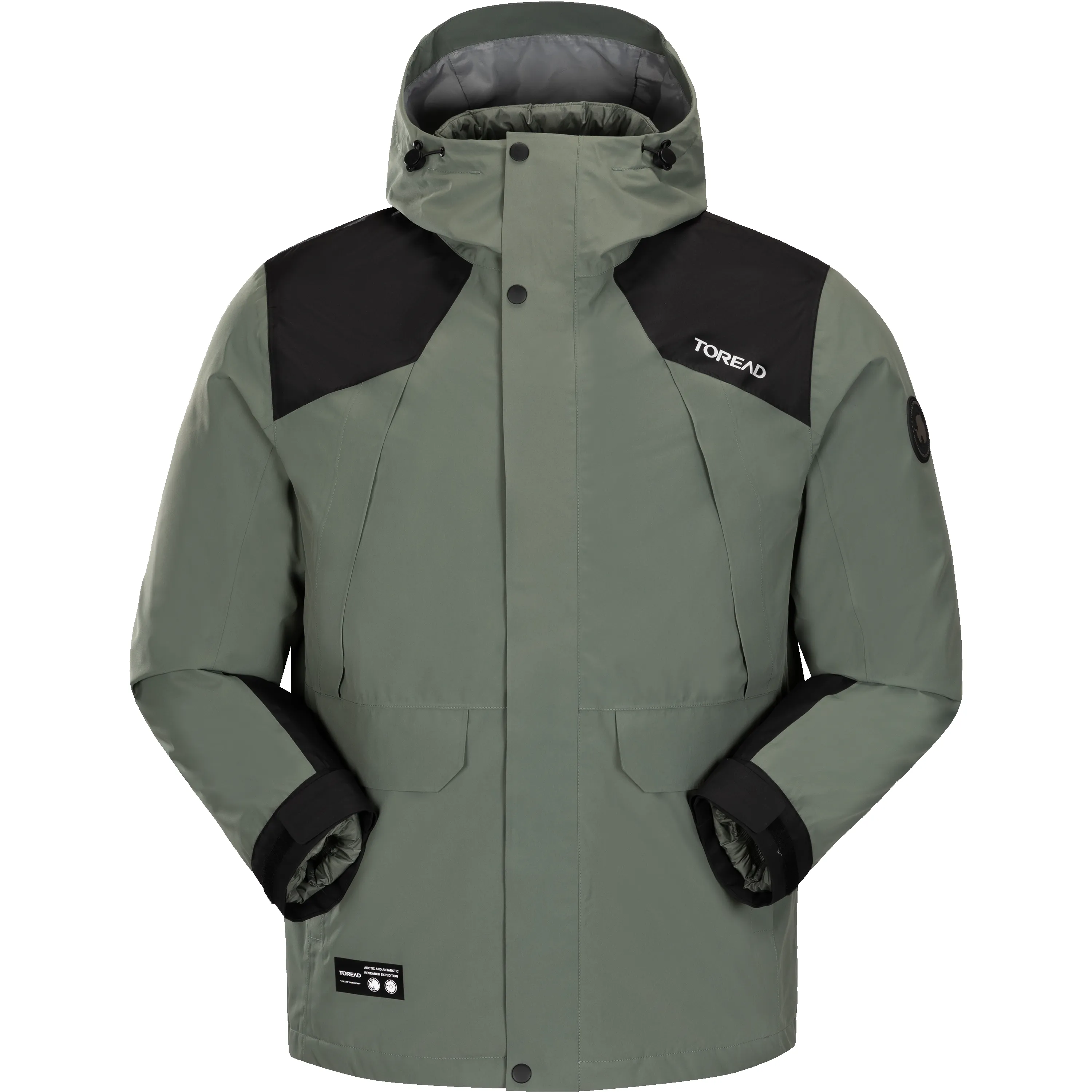 Men's 3-in-1 Waterproof Down Jacket with Adjustable Design and Multi-Pocket Features sold by Toread Gear product image thumbnail 4