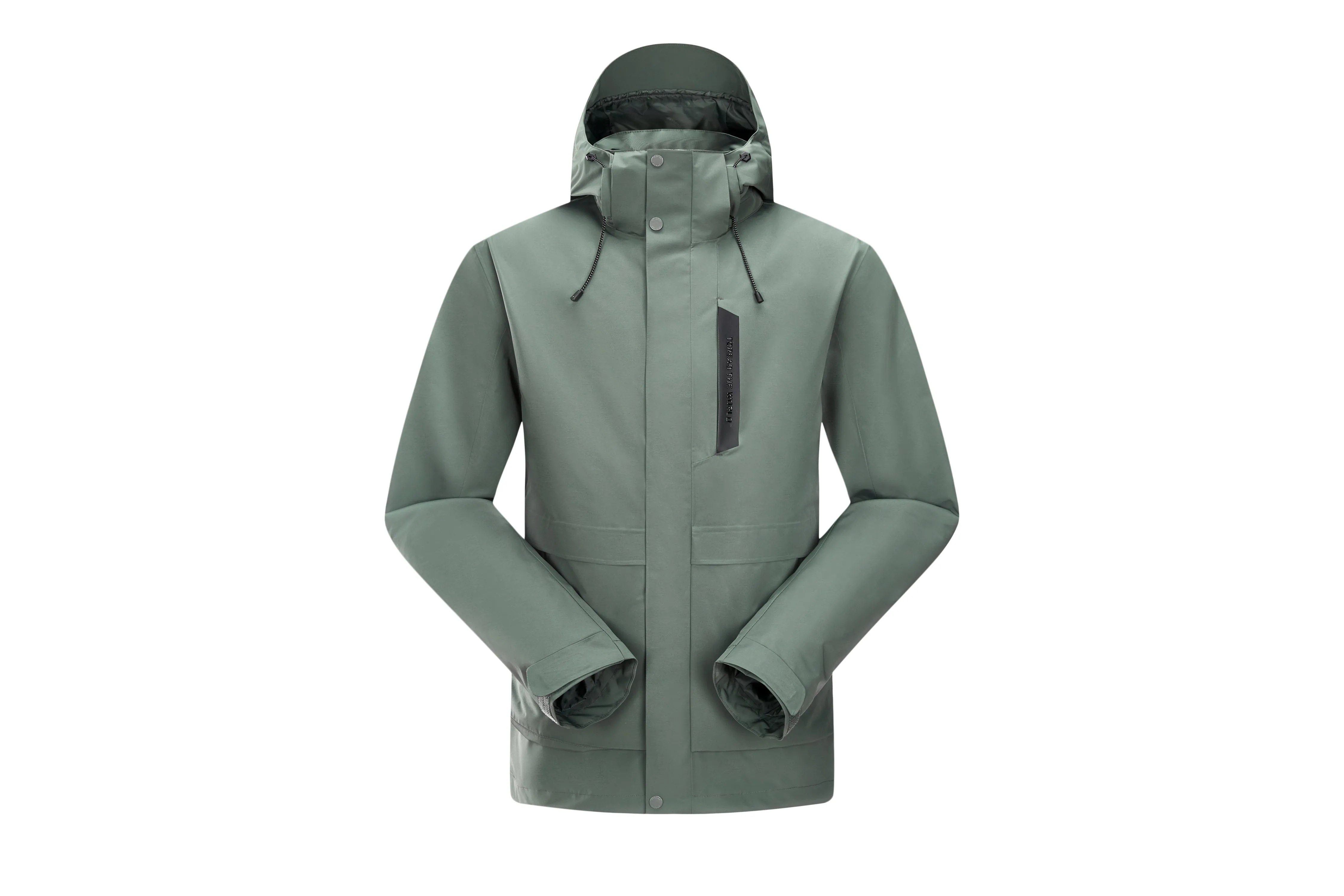 Men's Two-in-One Waterproof Jacket with 3D Tailoring and Adjustable Drawstrings sold by Toread Gear