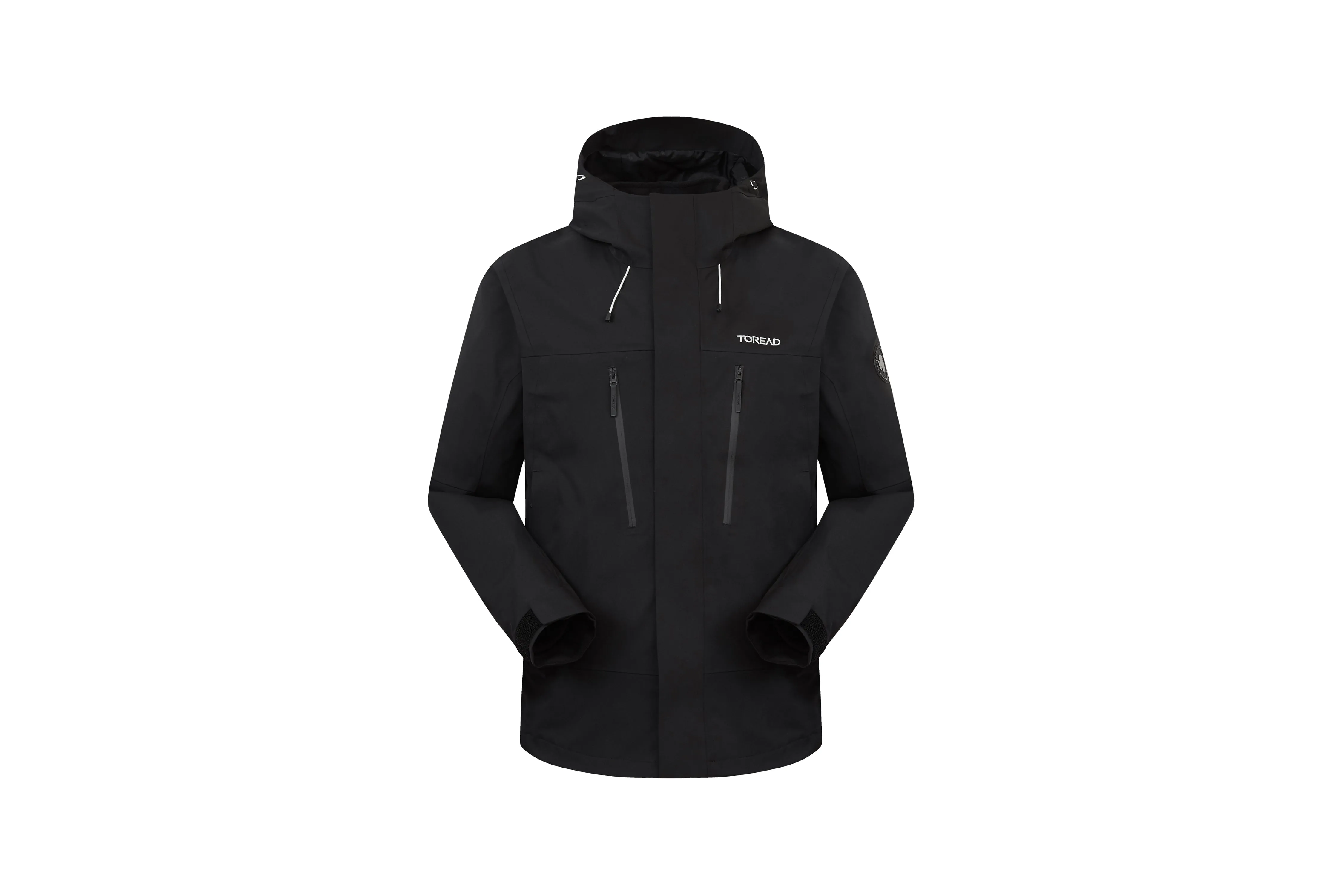 Men's 3-in-1 Color Block Fleece Jacket with Waterproof Zippers and Anti-static Inner Liner sold by Toread Gear