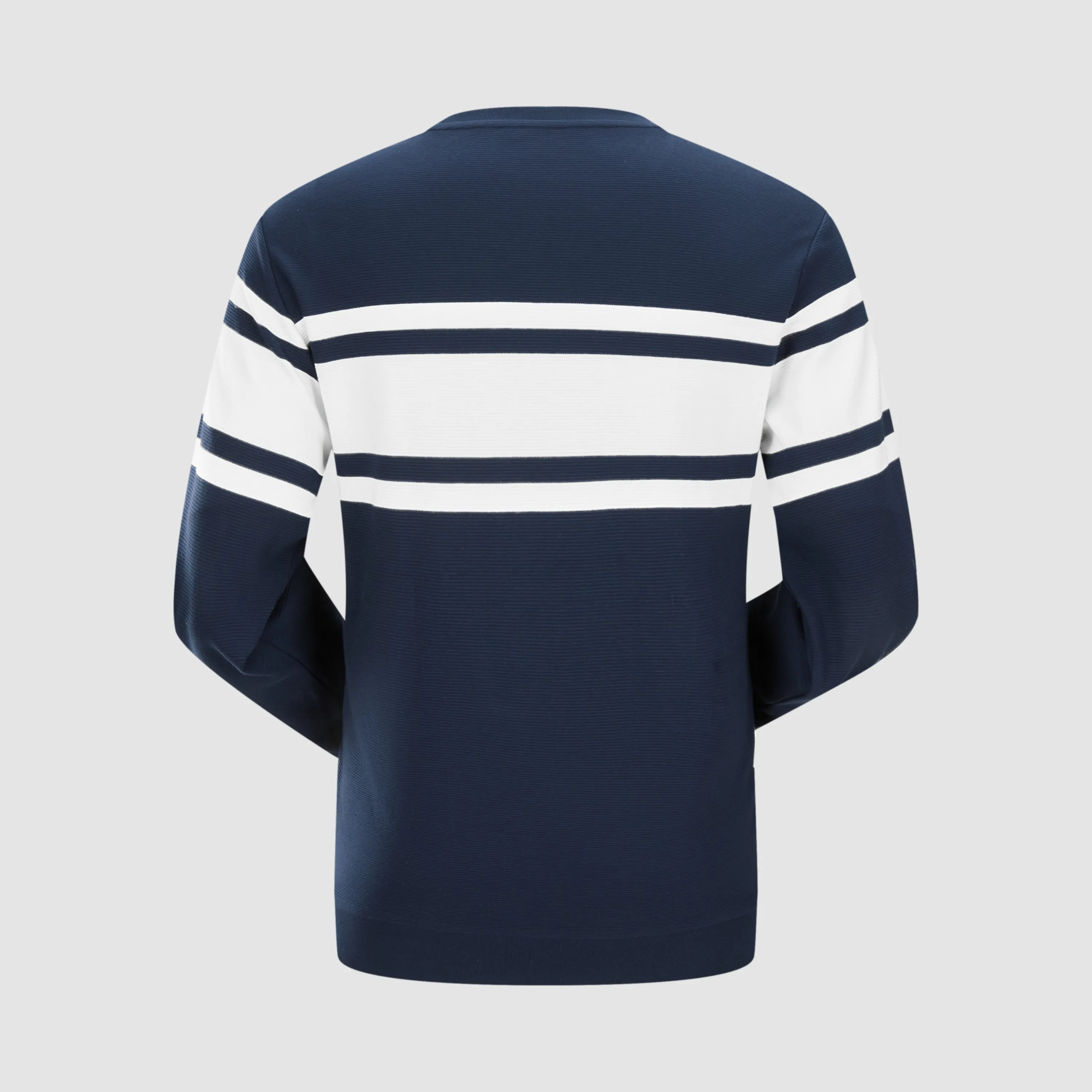 Men's Crew Neck Sweatshirt with Textured Fabric and Silicone Logo Details sold by Toread Gear product image thumbnail 2