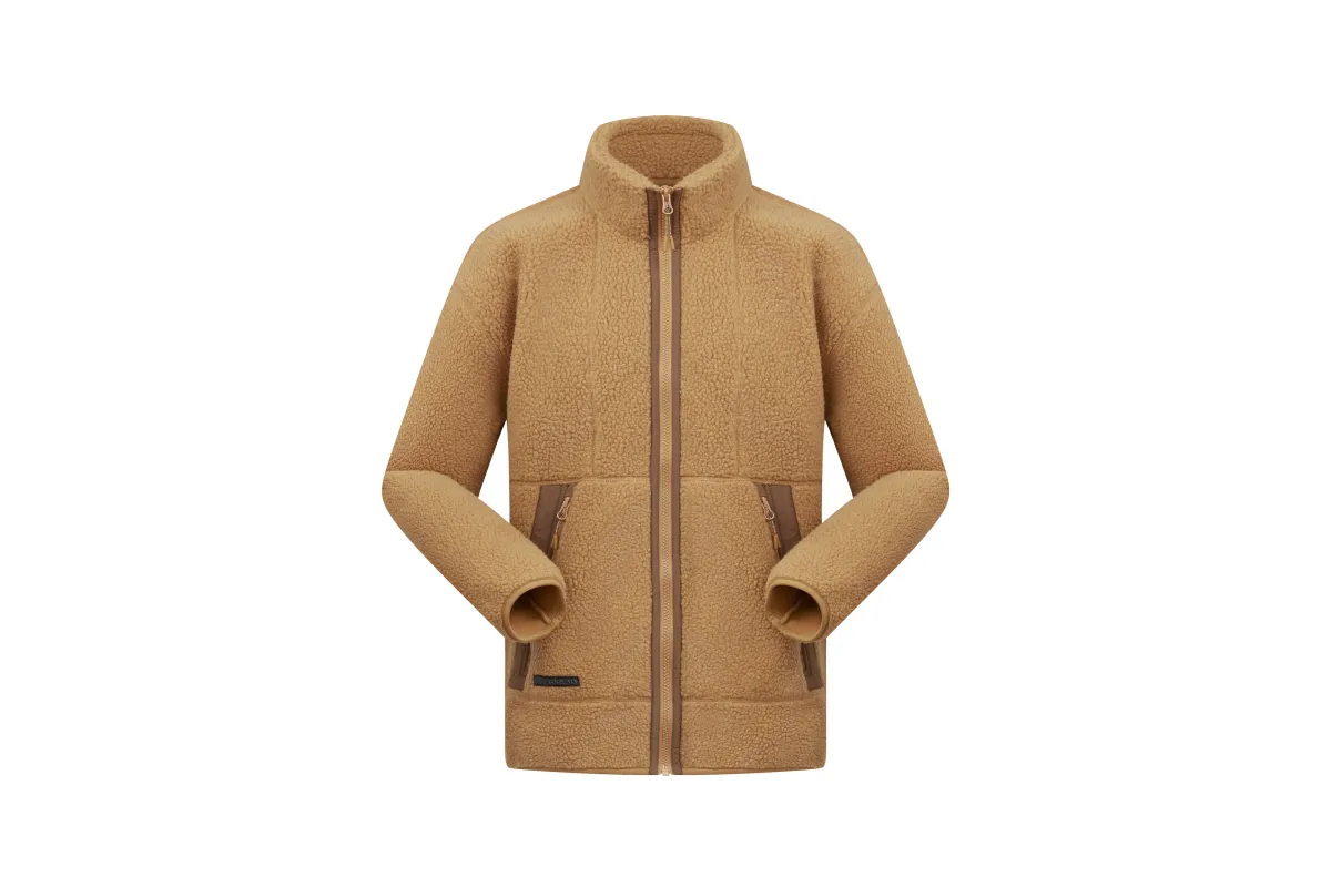 Unisex Sherpa Fleece Jacket with Anti-Static and Double-Layer Construction sold by Toread Gear