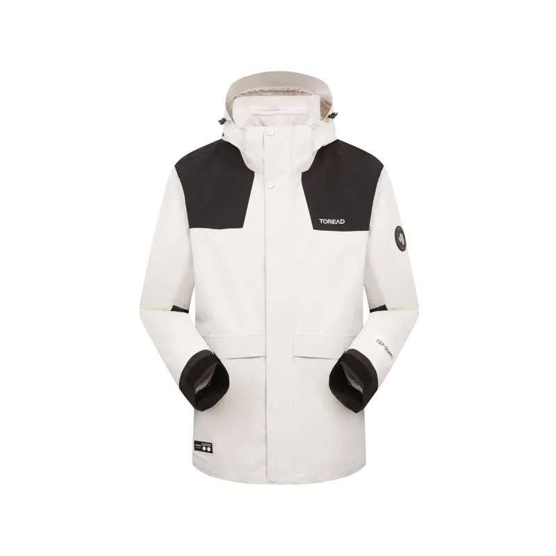 Autumn and winter jackets for men and women, outdoor warm three-in-one fleece mountaineering jacket sold by Toread Gear