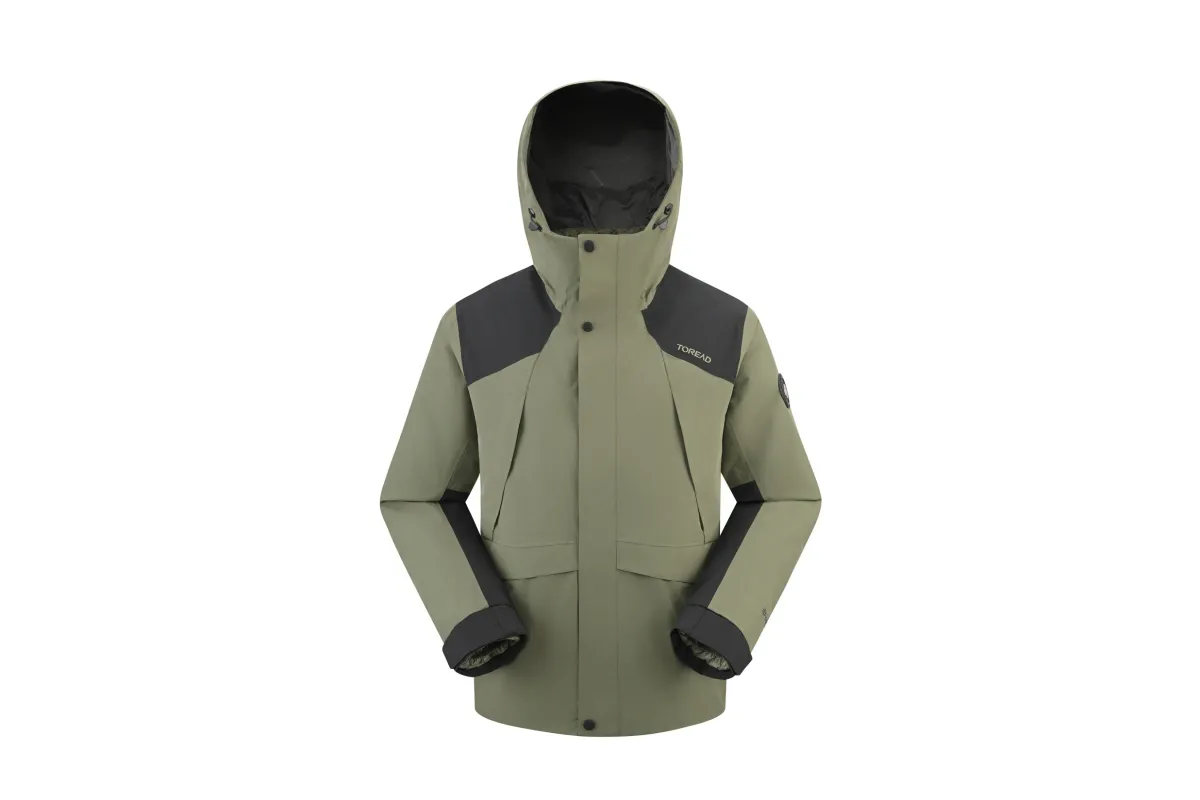 Men's Down Jacket Fleece-Lined, Waterproof, Adventure-Ready sold by Toread Gear
