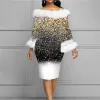 Gorgeous Long Sleeve Off the Shoulder Midi Dress sold by Viva Estel