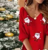 Showy Red V-Neck Mini Dress sold by Viva Estel