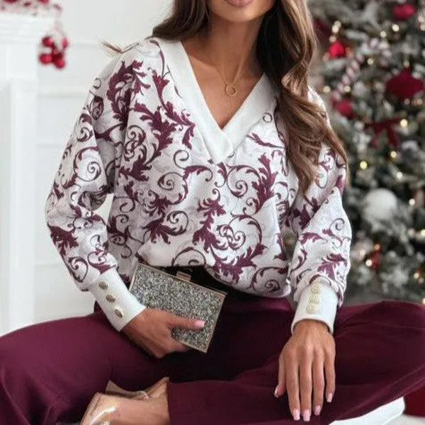 Special V-Neck Long Sleeve Top sold by Viva Estel product image thumbnail 2