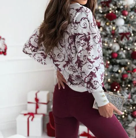 Special V-Neck Long Sleeve Top sold by Viva Estel product image thumbnail 3