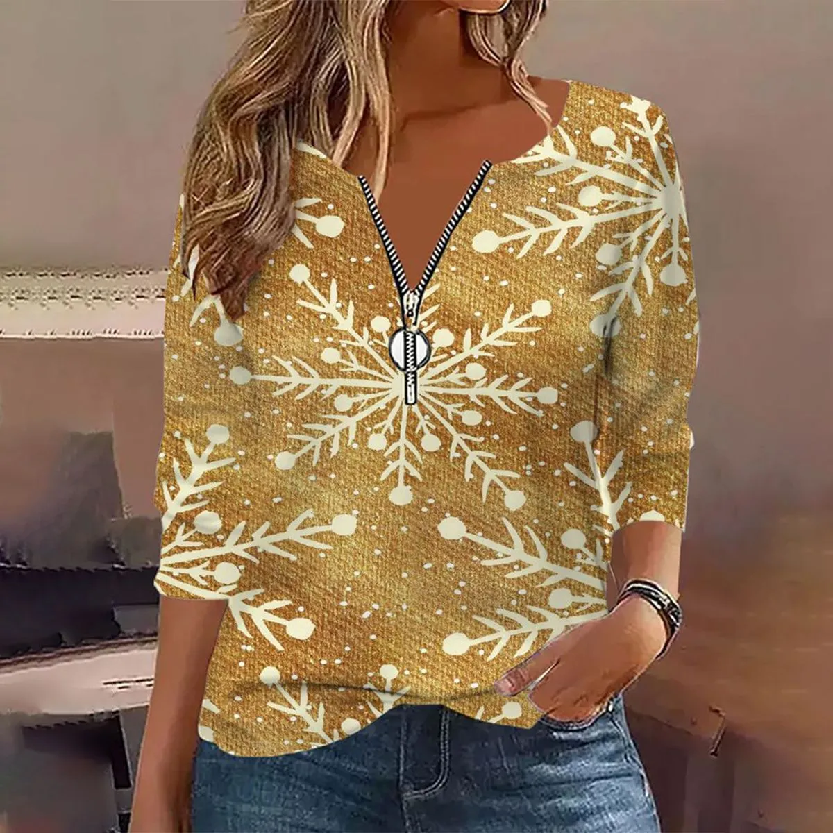 Stunning Yellow Long Sleeve Top sold by Viva Estel