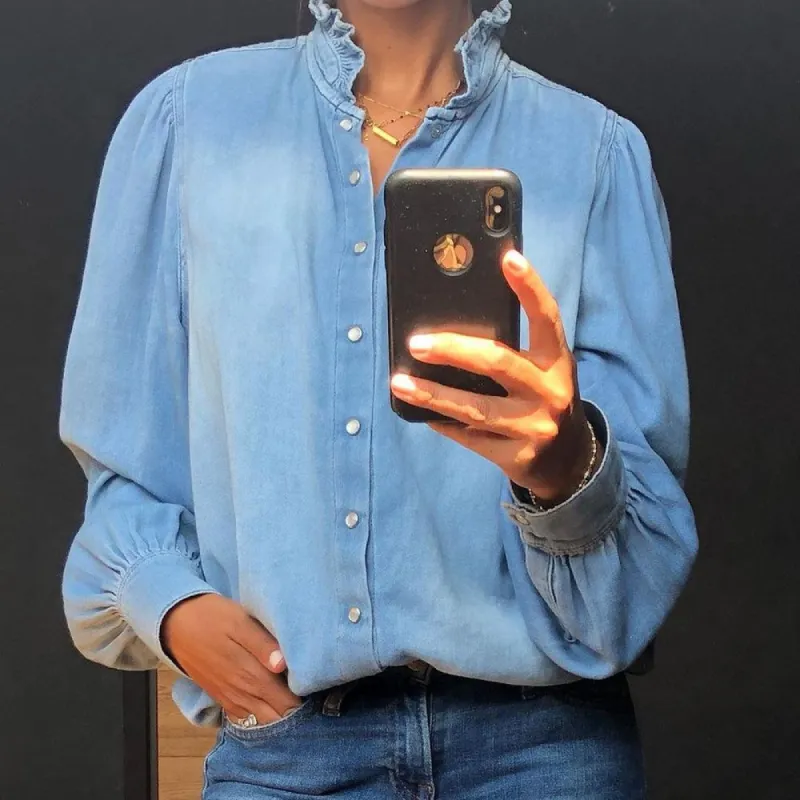Unique Plain Long Sleeve Top sold by Viva Estel