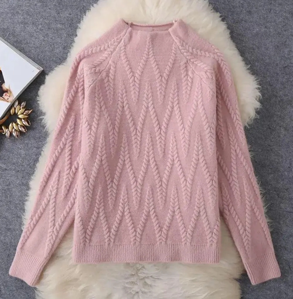 Pink Long Sleeve Two Piece Set sold by Viva Estel product image thumbnail 3