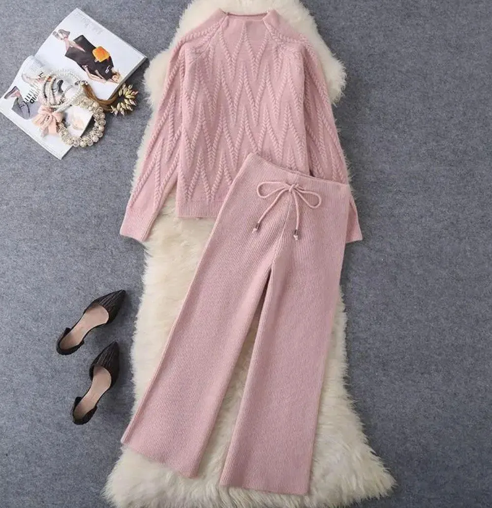 Pink Long Sleeve Two Piece Set sold by Viva Estel product image thumbnail 4