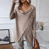 Modern Plain Long Sleeve Sweater sold by Viva Estel