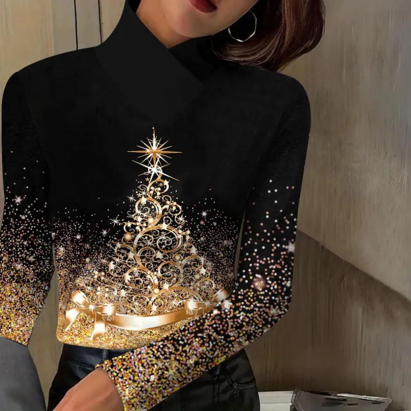 Chic Gold Long Sleeve Top sold by Viva Estel