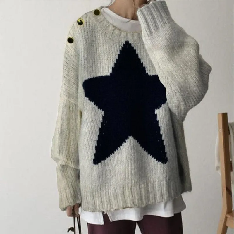 Comfy Long Sleeve Round Neck Sweater sold by Viva Estel