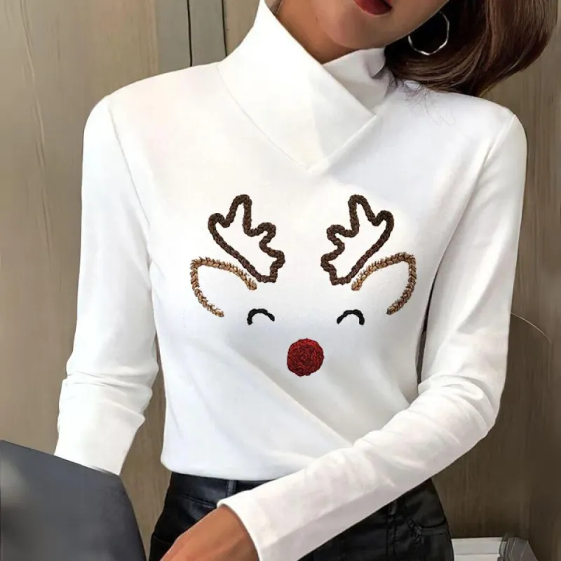 Casual White Long Sleeve Top sold by Viva Estel