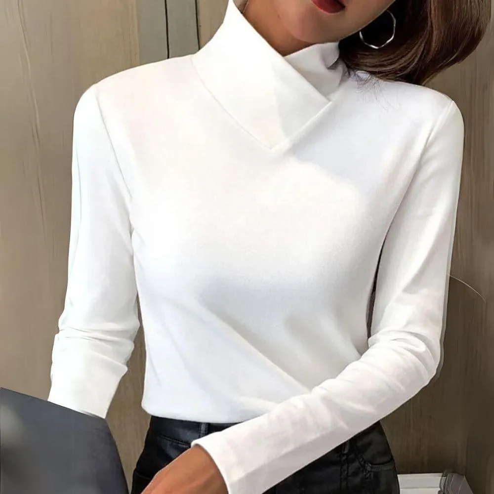 Basic Long Sleeve Plain Top sold by Viva Estel product image thumbnail 2