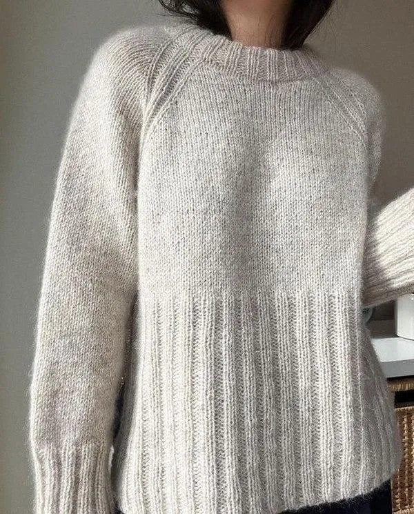 Modern Plain Long Sleeve Sweater sold by Viva Estel product image thumbnail 2