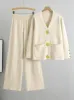 Knitted Cardigan Sweater Two Piece Set - Apricot sold by Viva Estel